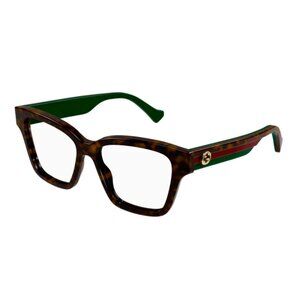 NEW GUCCI EYEGLASSES GG1302O 006 HAVANA WOMEN EYEWEAR GUCCI